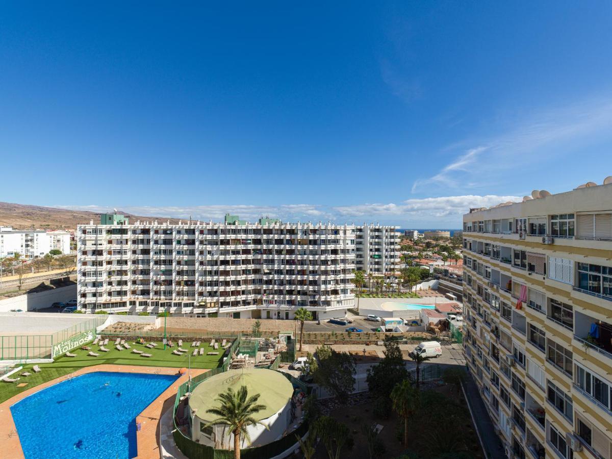 Top Floor Sea View Central Holiday Home Maspalomas  Zewnętrze zdjęcie